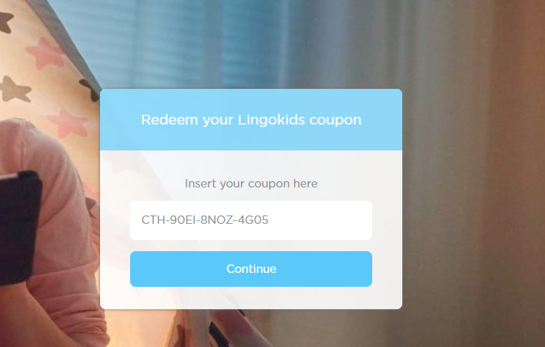 hướng dẫn tạo tài khoản Lingokids sử dụng mã coupon